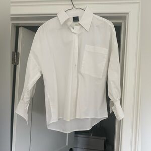 Pinko Crisp White Button Down Shirt